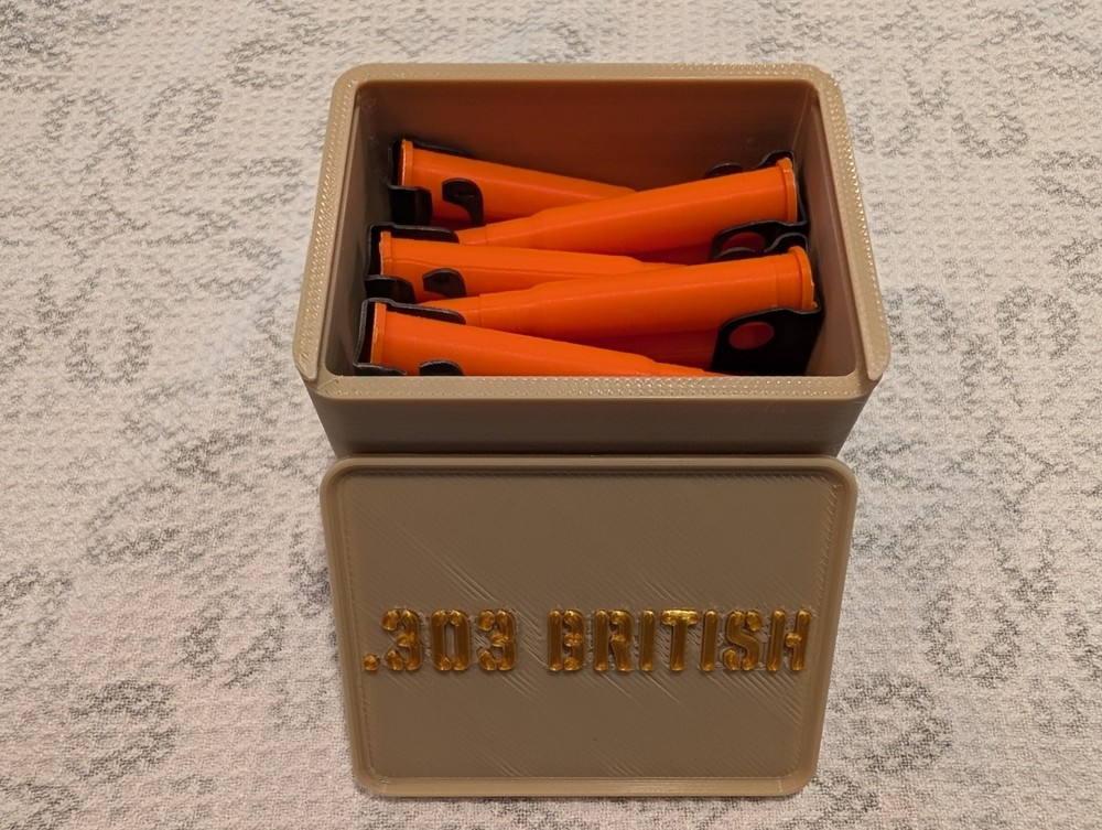 303 British Lee Enfield Custom Stripper Clips Storage Box (Box Only)