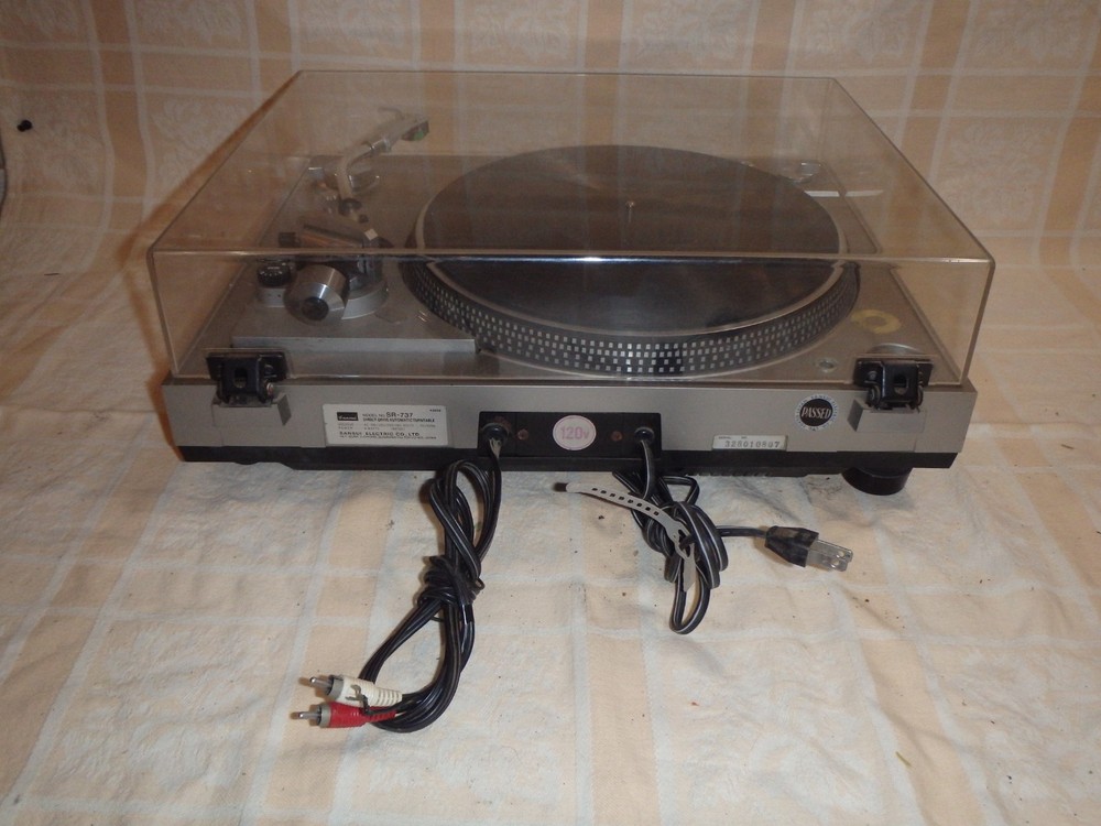 Vintage Sansui SR-737 PLL-Servo Direct-Drive Automatic Turntable