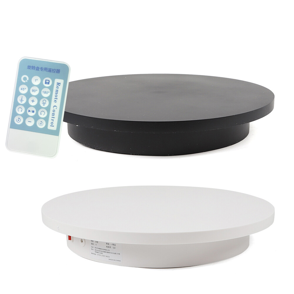 40cm Remote Control Two-Way Electric Turntable 360° Display Stand Base Rotating