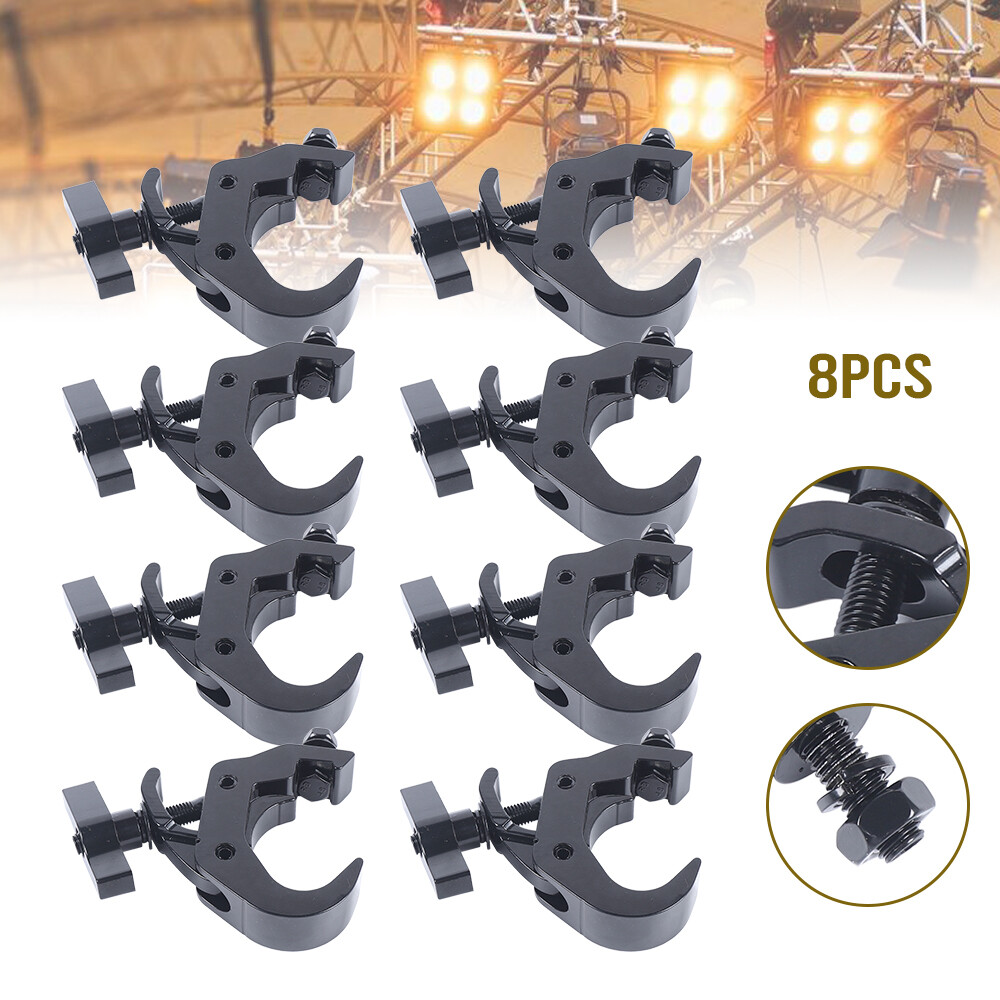 Stage Lighting Clamp Lock Truss Mount Hooks 8Pack Stage Par Lighting Clamp