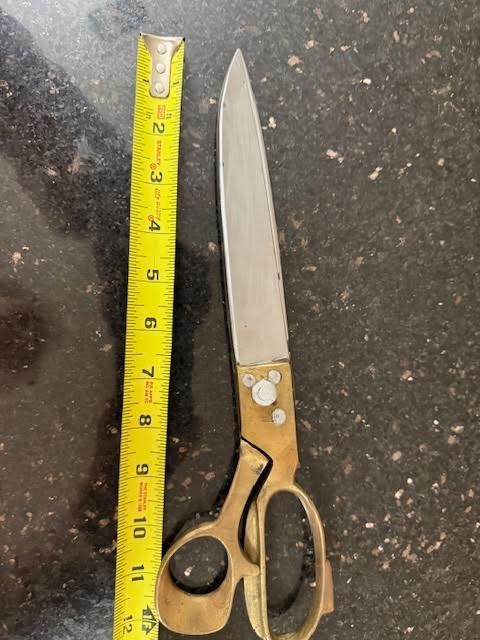 12 inch Tailor Scissors INDIA BRASS HANDLE