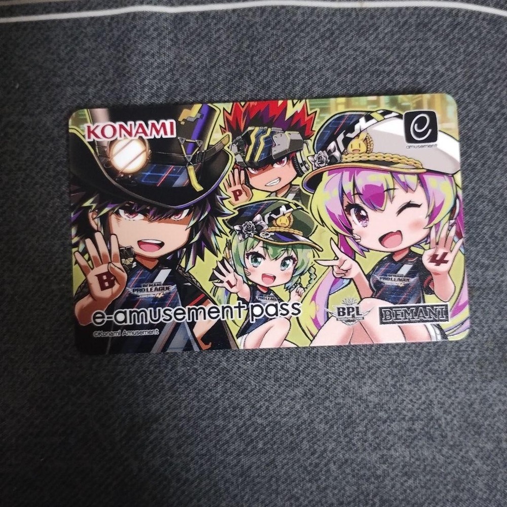 Konami E-Amusement Pass Bemani Character