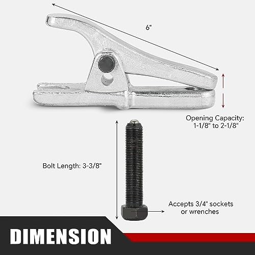 Universal Ball Joint Separator | Heavy Duty Remover Tool for Separating Arms,
