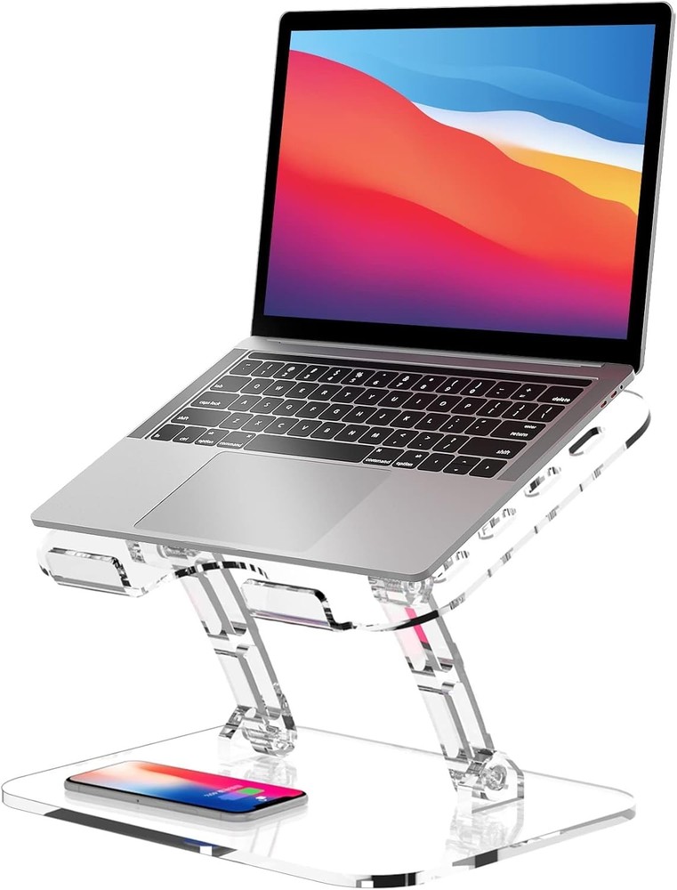 Adjustable Foldable Laptop Stand, Portable Ergonomic Computer Stand for Lapto...