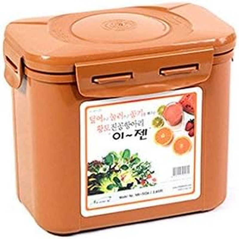 Premium Kimchi, Sauerkraut Container Probiotic Fermentation with Inner Vacuum Li