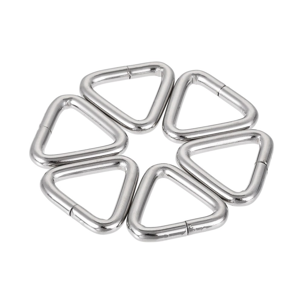 Triangle Ring Buckle 0.79" (20mm) Inner Hardware Width 10pcs