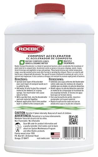 Roebic CA-1 Bacterial Compost Accelerator, 2.5 LBS