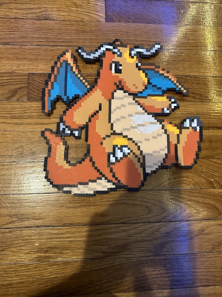 Pokémon Dragonite Perler Beads