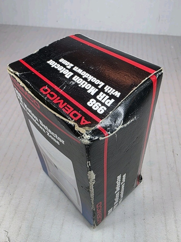 Ademco Motion Detector 998 PIR With Lockdown Zone New