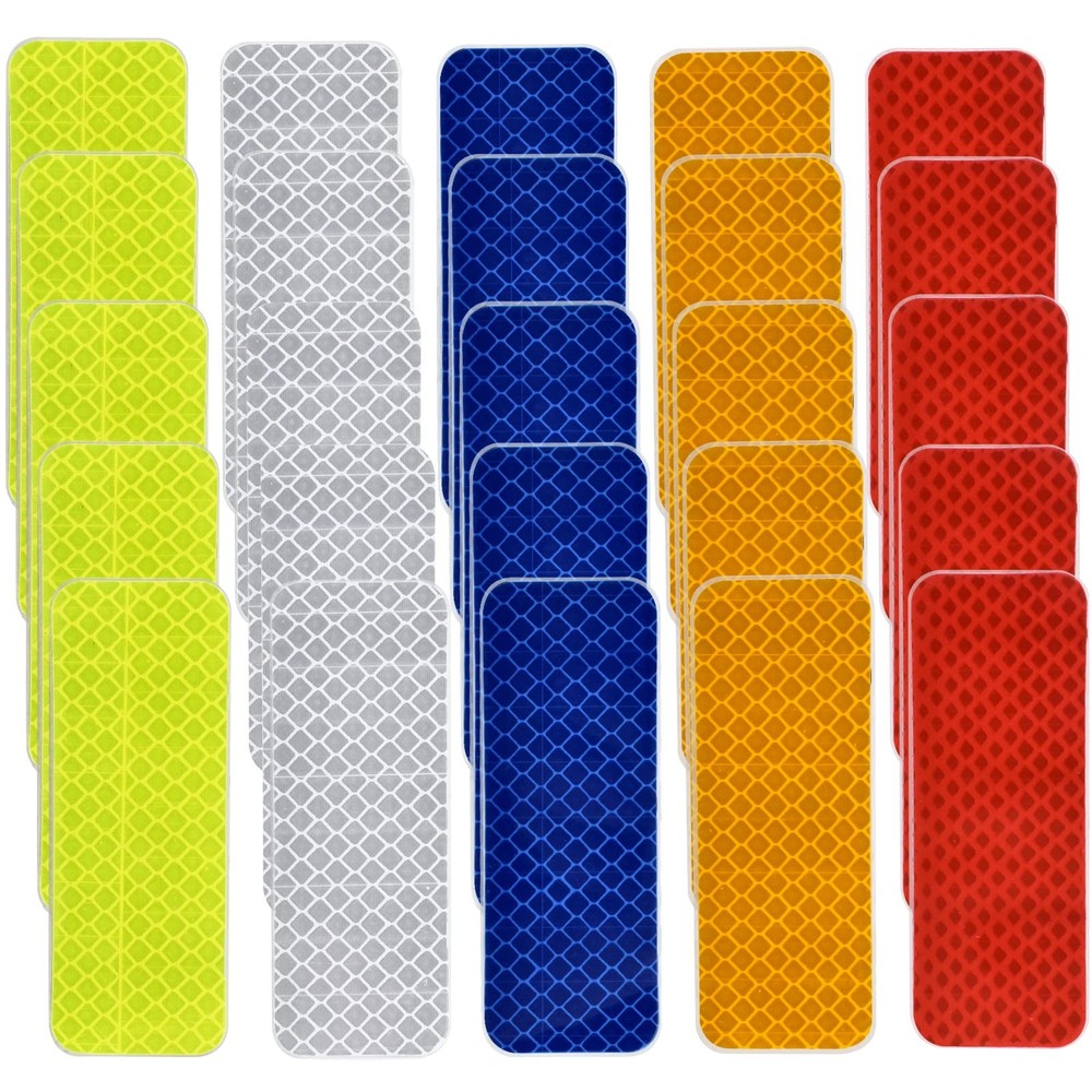 25 Pcs Warning Reflective Stickers Assortment Outdoor 25Pcs, Assorted