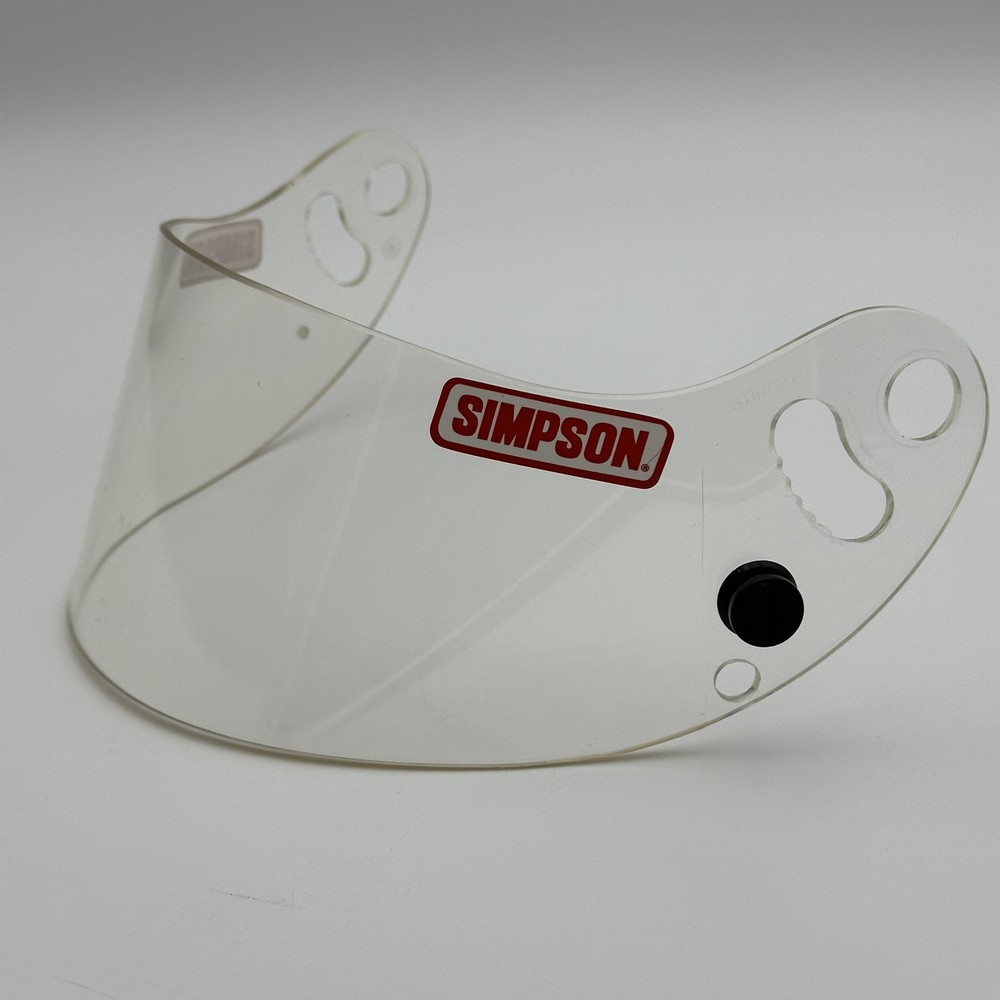 Simpson Racing StingRay Helmet Shield Clear Pre Owned