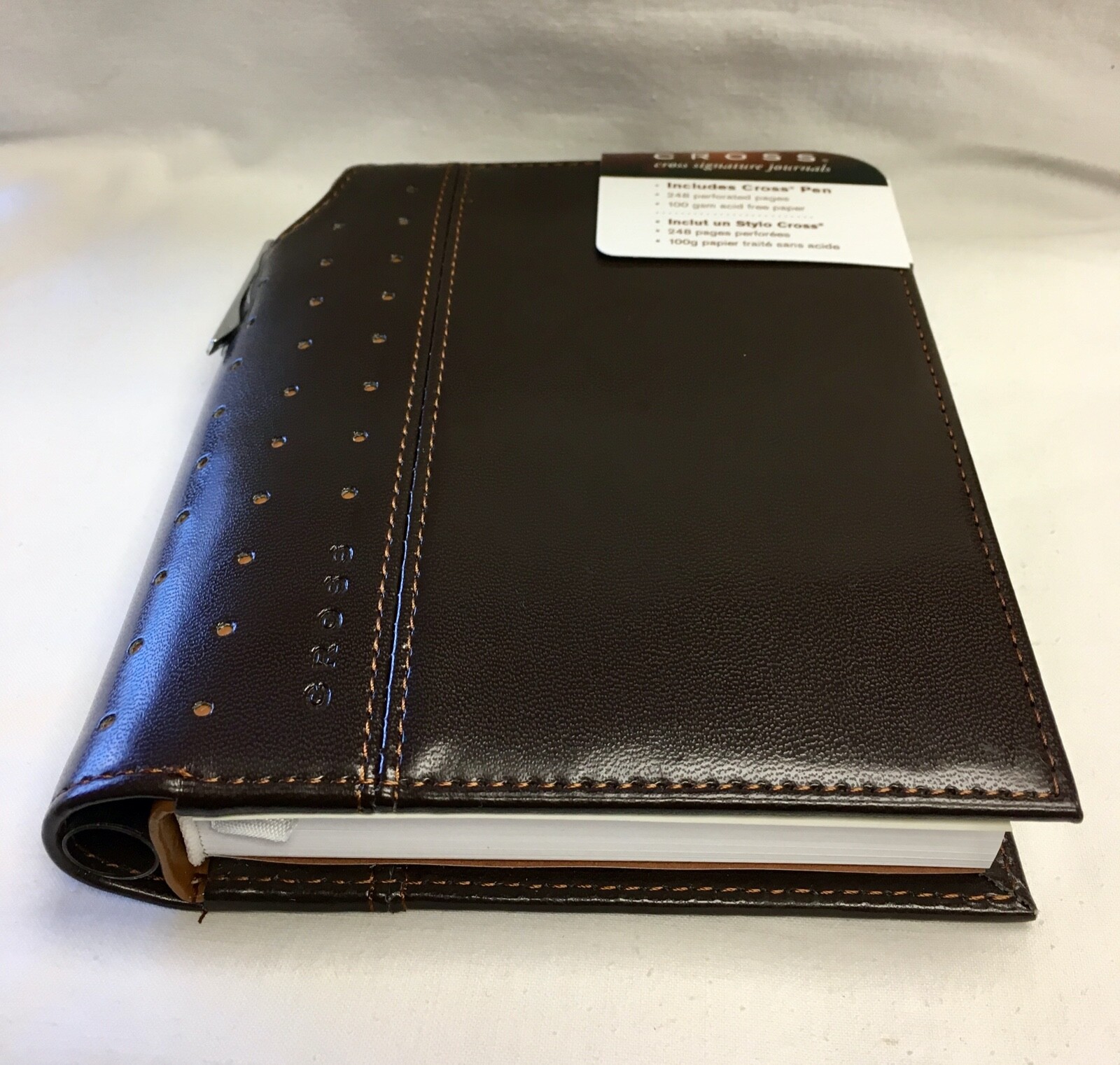 Cross Signature Journal with Pen, 5" x 6", Small Brown