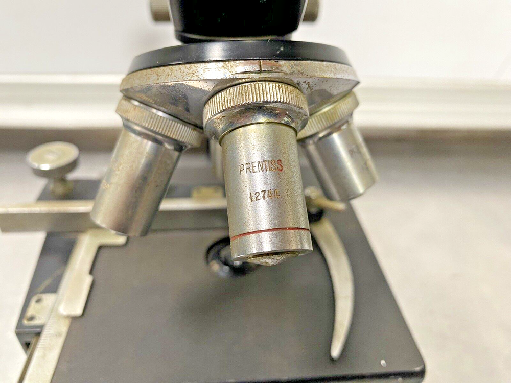 Vintage PRENTISS 10137 Microscope (No Light Source)