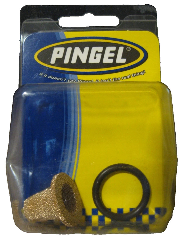 PINGEL SSE2 Replacement Brass 40 Micron In-Line Fuel Filter Element & O-Ring Set