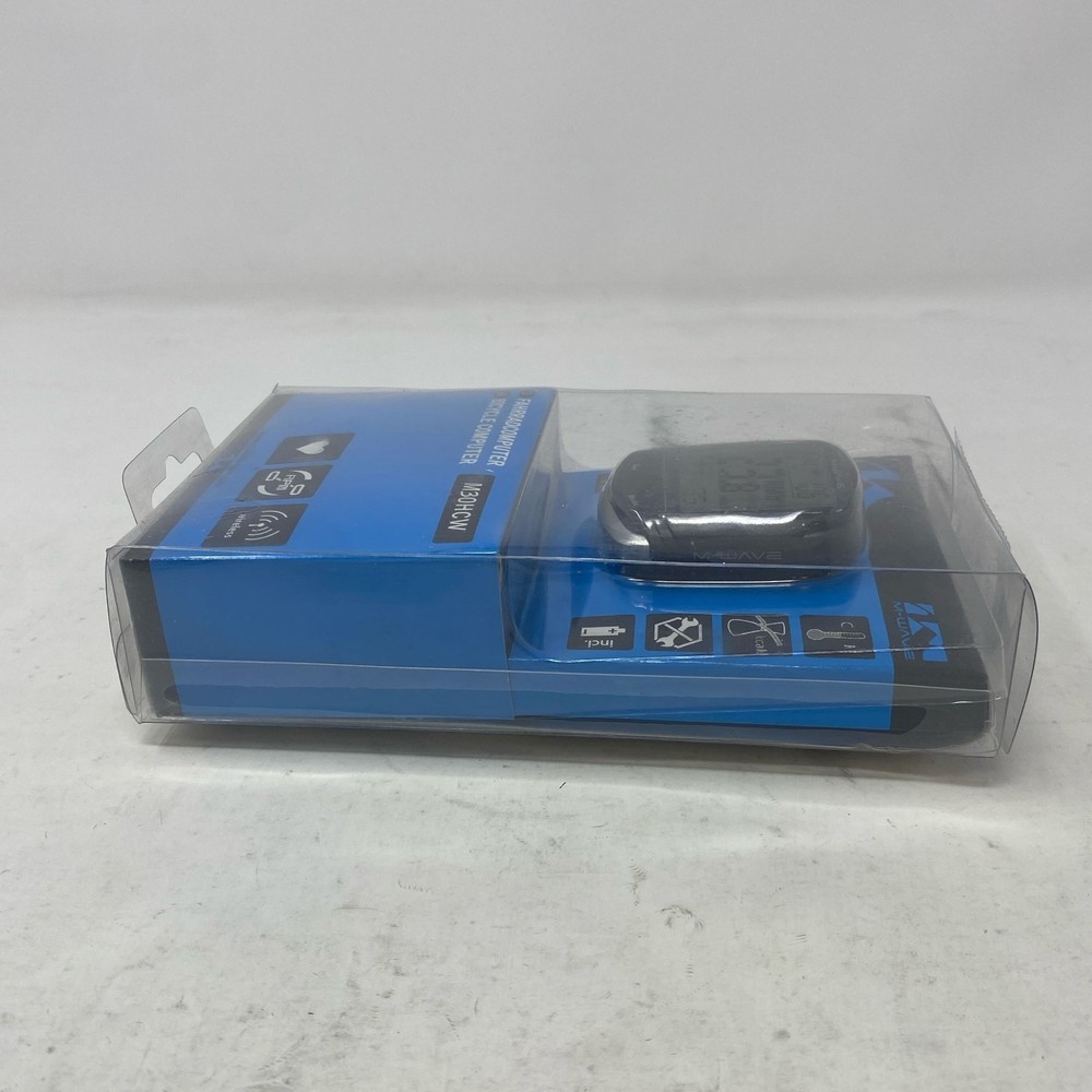 M-Wave M30HCW Wireless Bicycle Computer Black, HR/Cadence Capable