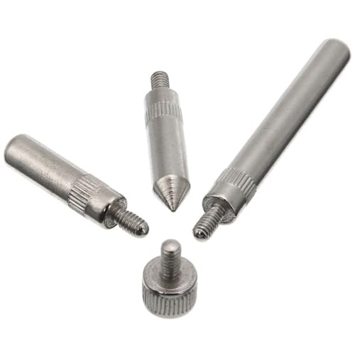 Threaded Point Tip Set, 22 Pcs Dial Indicator Point Steel Probe Test End Tips