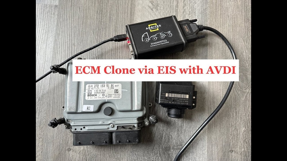 mercedes benz ECU cloning and programming (( for cloning and programming only))