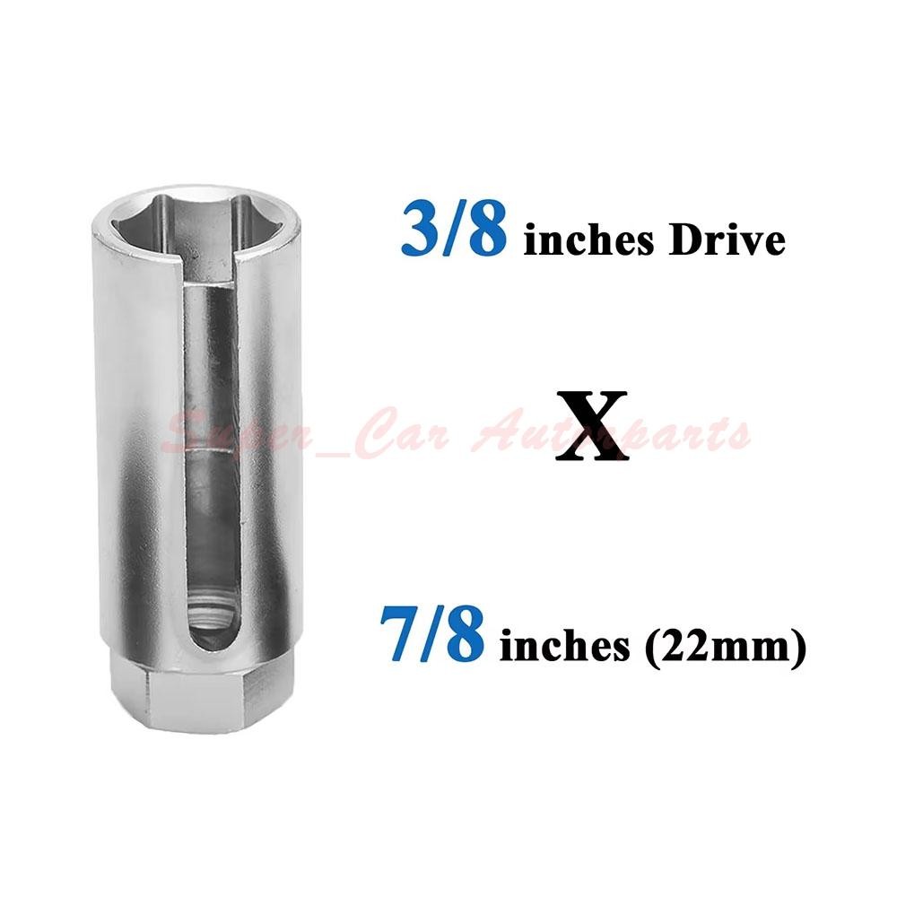 5pcs Oxygen O2 Sensor Socket Remover/Installer Thread Chaser Tool Set Kit 22mm