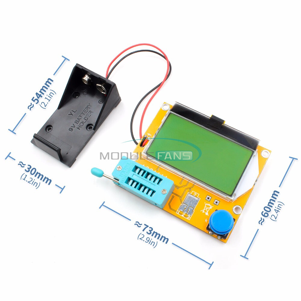 Transistor Tester LCR-T4 LCD Display M328 Diode Triode Capacitance ESR MOS