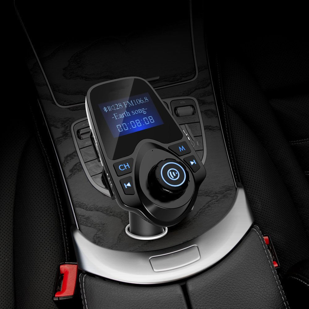 T11 Bluetooth Car MP3 Player FM Transmitter Radio Adapter USB Charger for iPhone