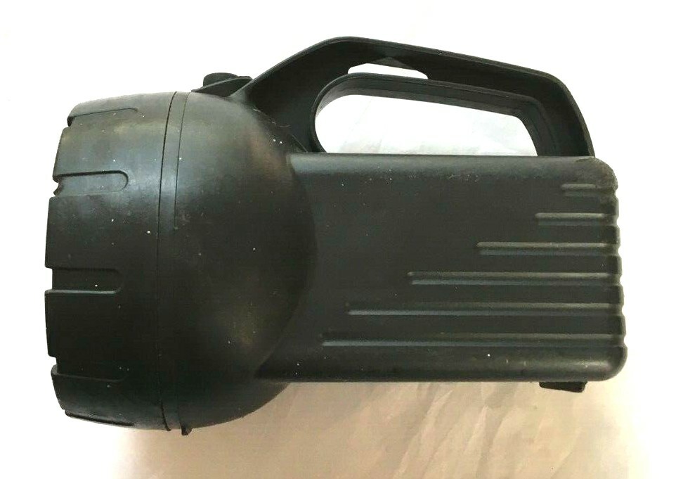 Hand Held Stage Light 10 White Lights Black Lightweight Working