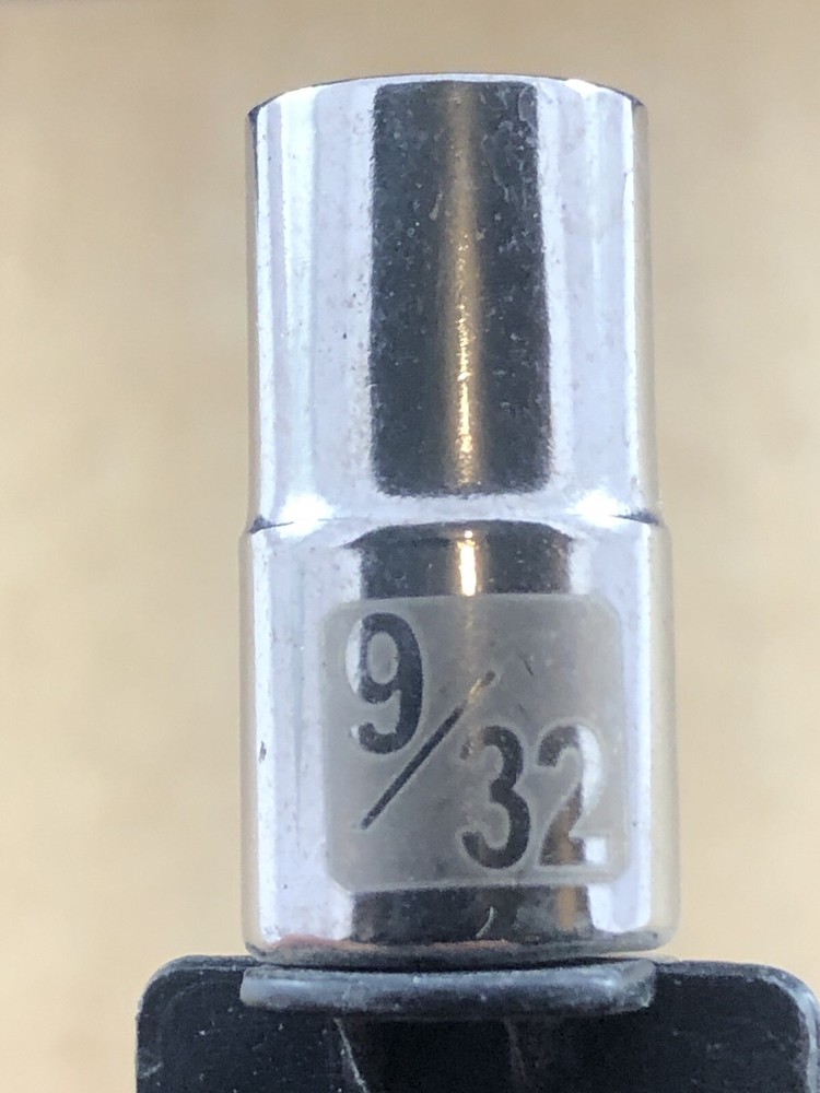 Craftsman 9/32” Socket, 1/4” Drive, 6 Pt., #34593 COMBSHIP $1 PER MULT