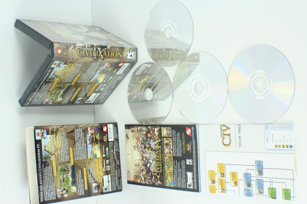 Sid Meier's Civilization IV Game PC, CD-ROM Software Pre-Owned