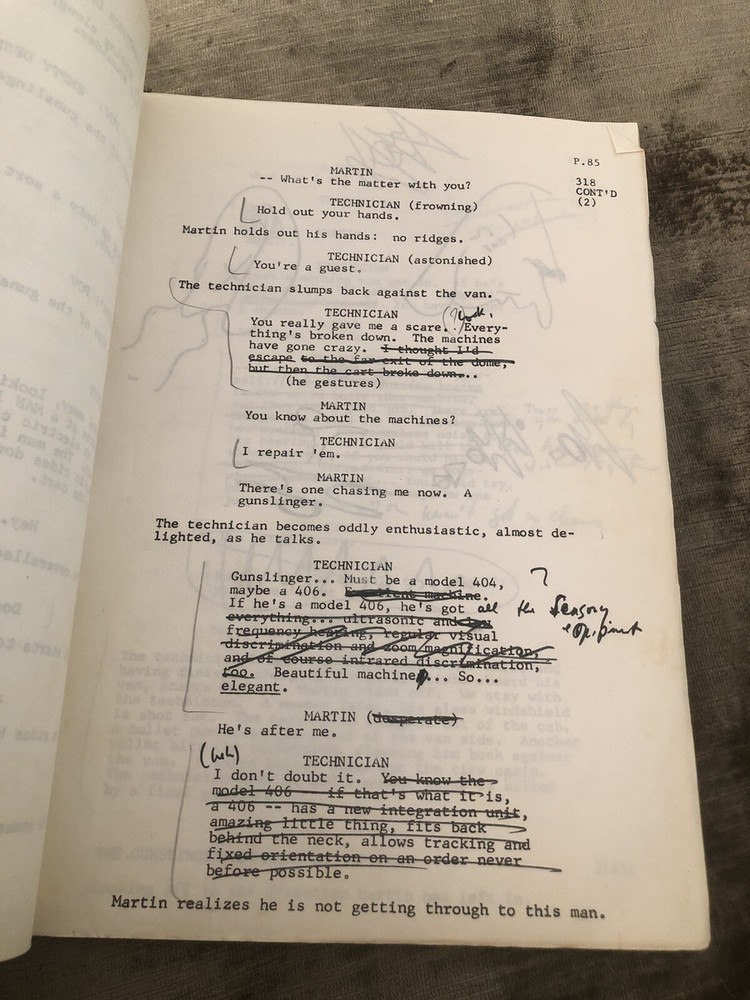 WESTWORLD VINTAGE SCRIPT by Michael Crichton