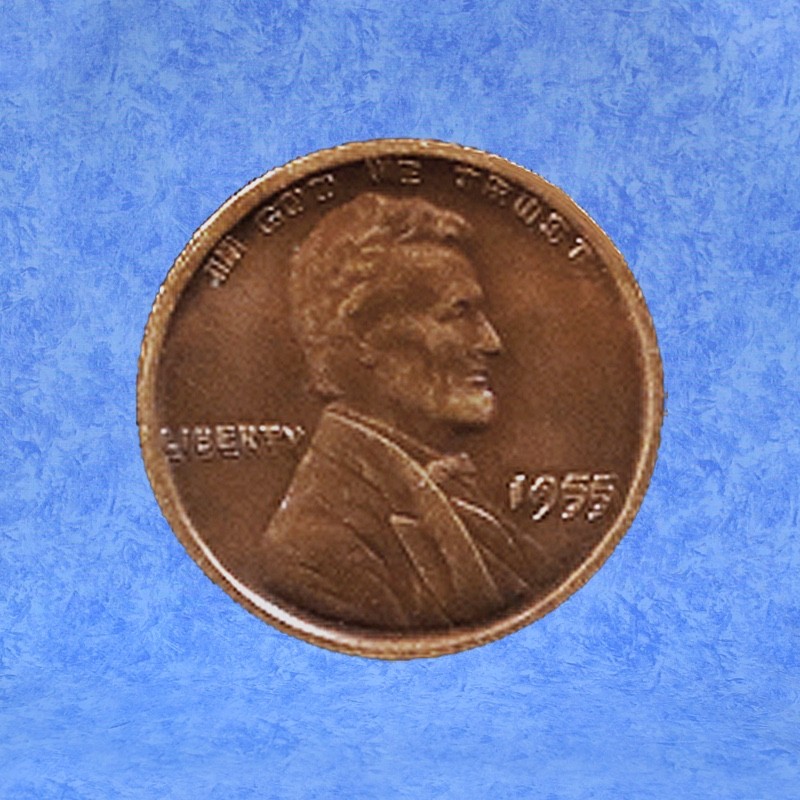 1955 DOUBLE DIE Lincoln Cent/Penny READ Description