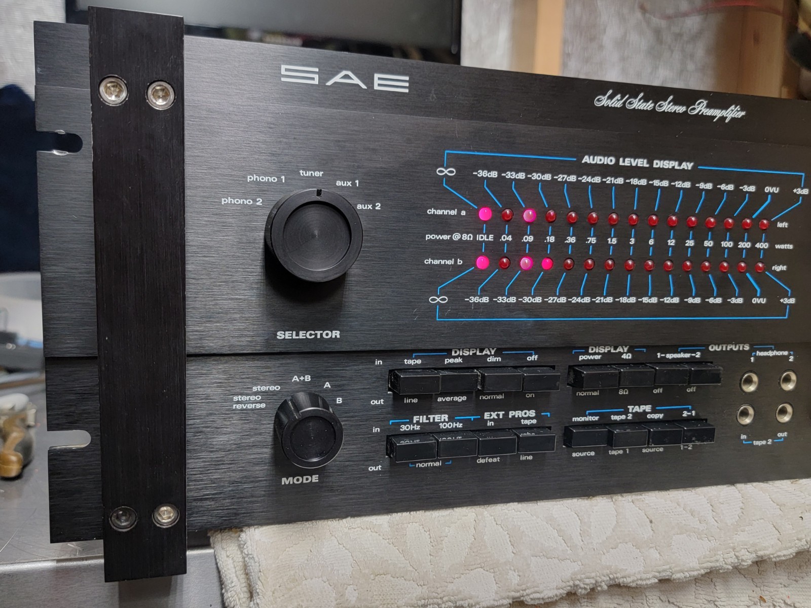 SAE 2100L Solid State Stereo Preamplifier Serviced