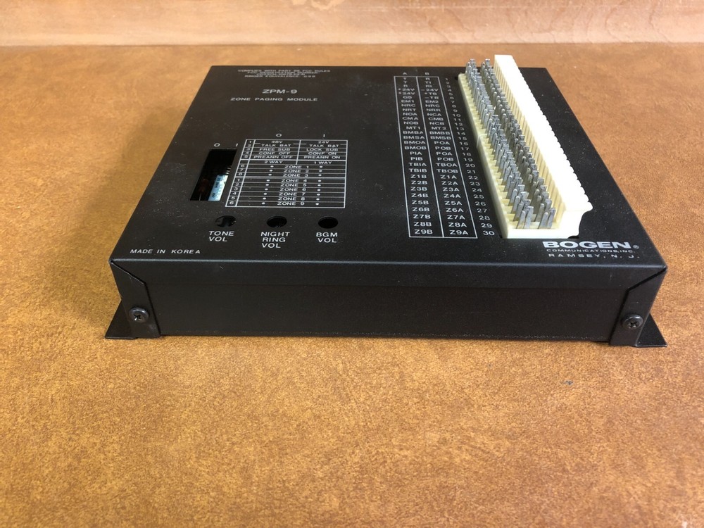 Bogen ZPM-9 Zone Paging Module