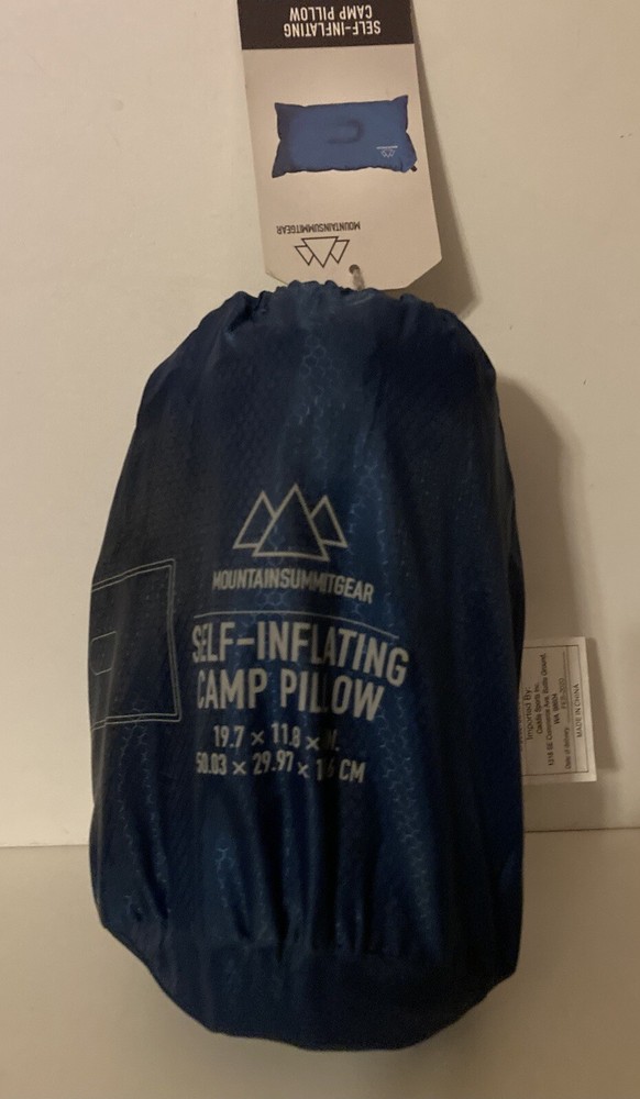 NEW Self Inflating Camp Pillow by Mountain Summit Gear