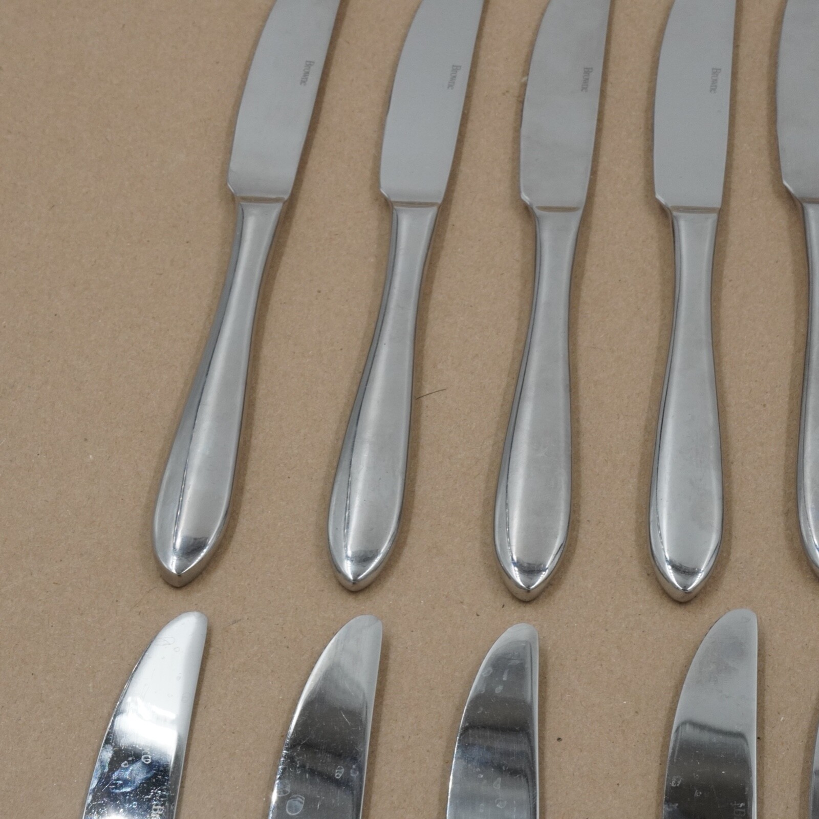 Browne 502111S Eclipse Dinner Knife Used 13/0 Stainless Qty 24