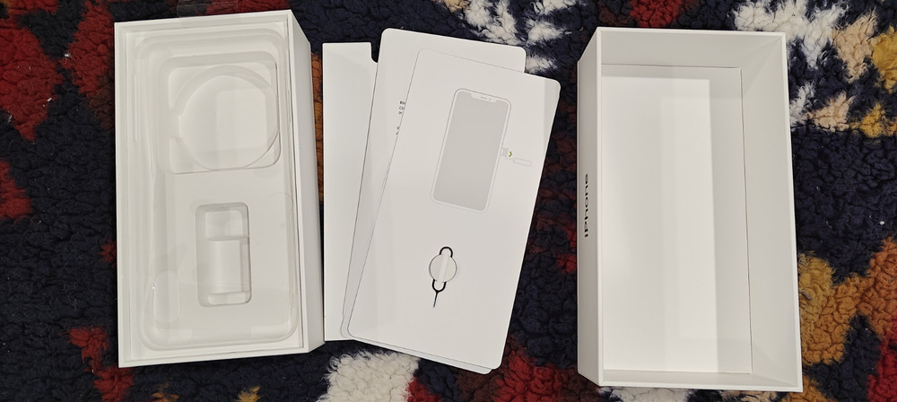 2 iPhone XS Boxes Original Apple Retail Packaging with Manual Sim Tool Only