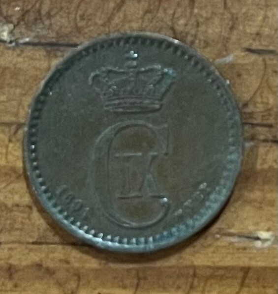 DENMARK 1 ORE 1894
