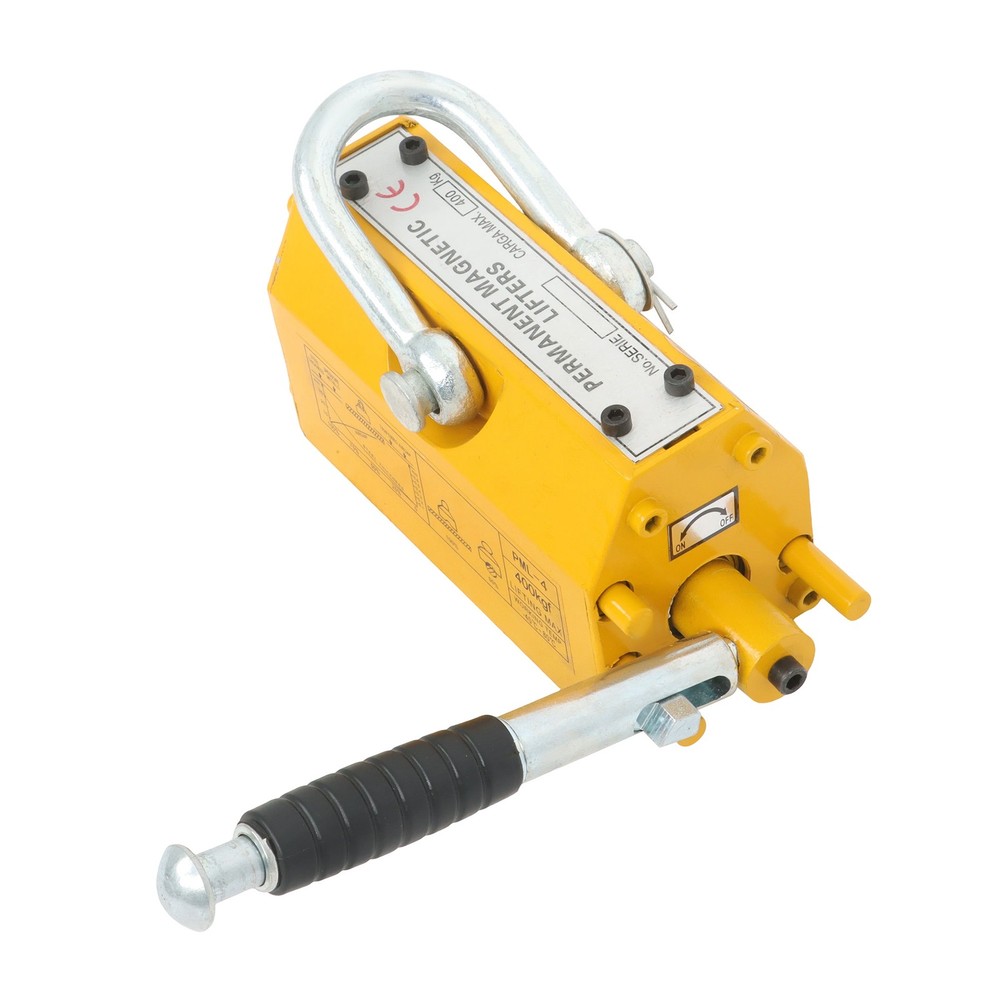 880LBS Pulling & Lifting Capacity Permanent Magnetic Lifter 2.5 Safety Factor