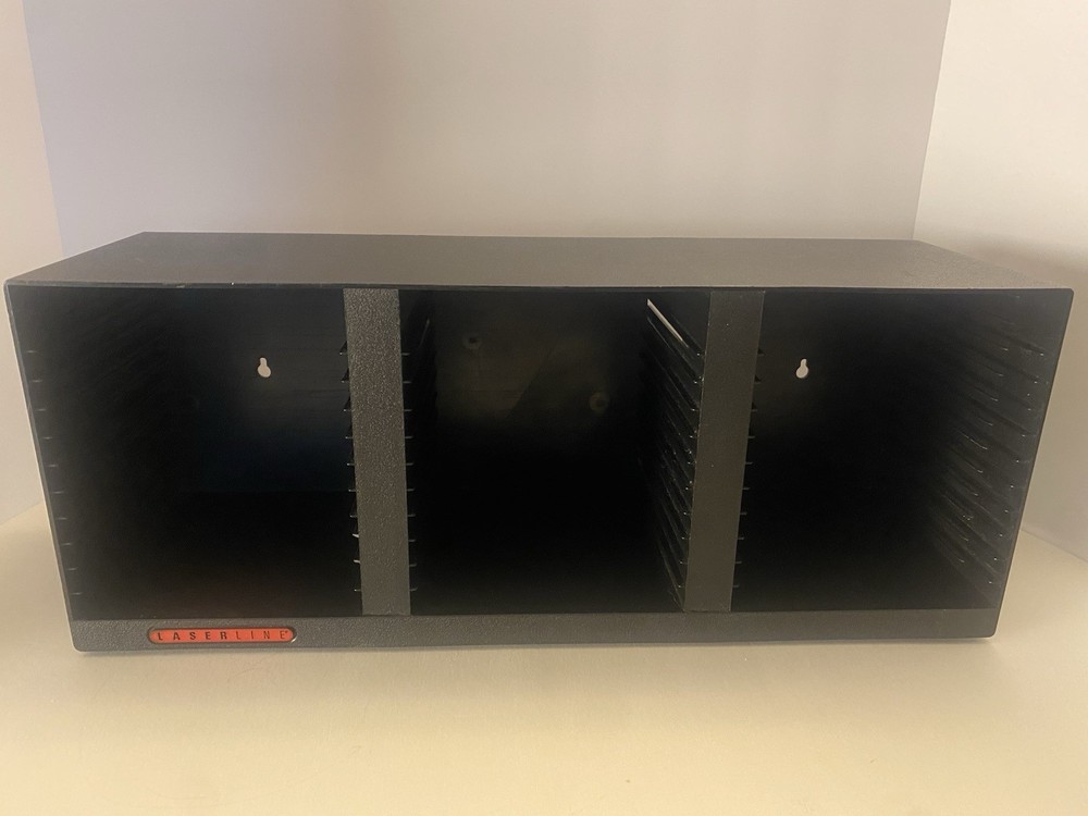 Laser line Wall Or Tabletop 36 CD Storage Holder Rack 30 Single CD 3 Double CD
