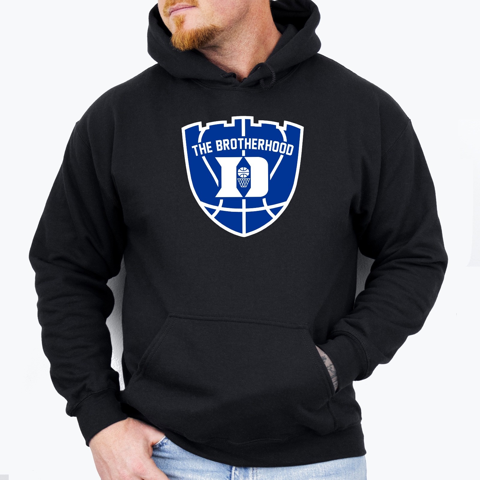 Brotherhood Basketball themed Adult Hoodie