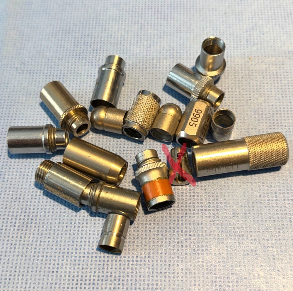 Misc. Endoscope scope light post adapters and fiber optic light guide parts
