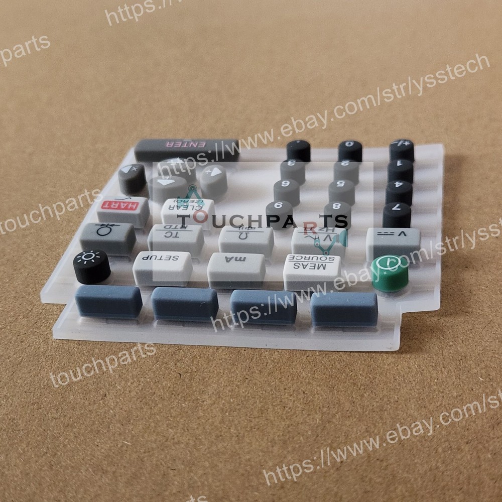 Button Keypad Membrane & Front Panel for Fluke 744 743B Multifunction Calibrator