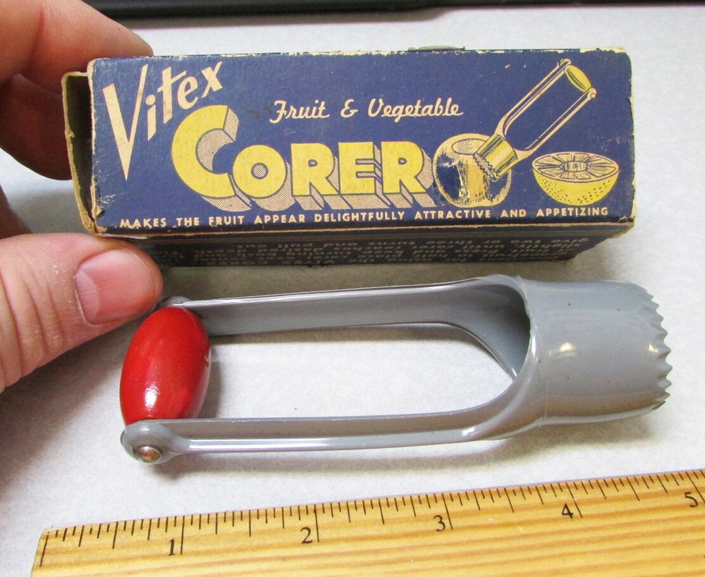 vintage Vitex Fruit & Vegetable Corer, functional collectible, kitchen decor