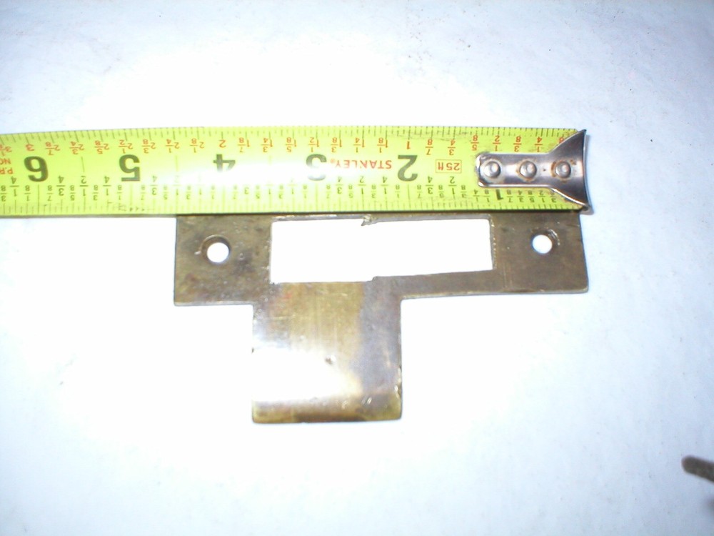 Antique Large Solid Brass Striker Plate