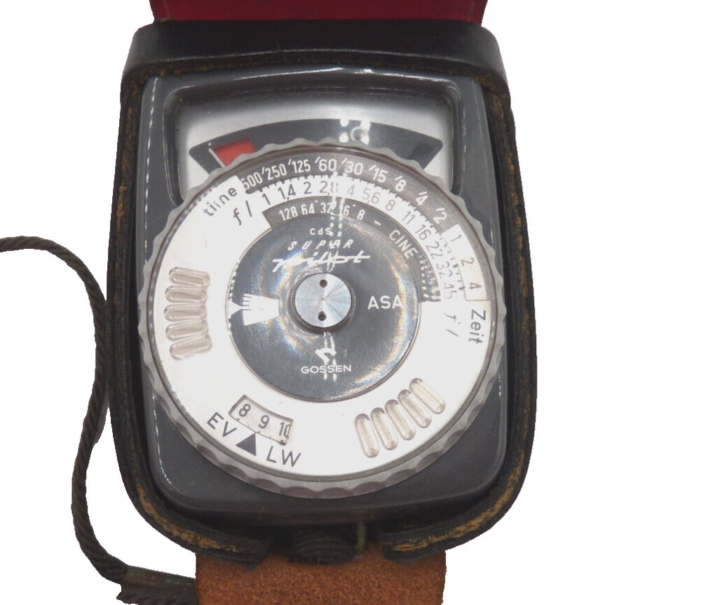 Vintage Gossen Super Pilot CDS Light Meter Untested