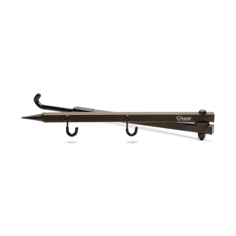 Durable Secure Convenient Portable Folding Tree Stand Bow Hanger w/Two Access...