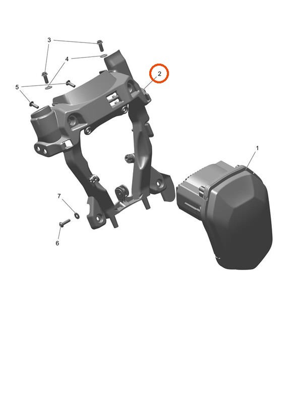 Triumph T2701846 - Headlight Bracket