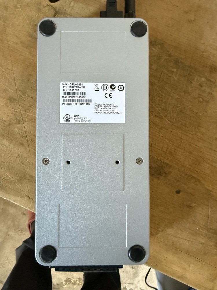 National Instruments cDAQ-9191 with NI 9211 Module (used)