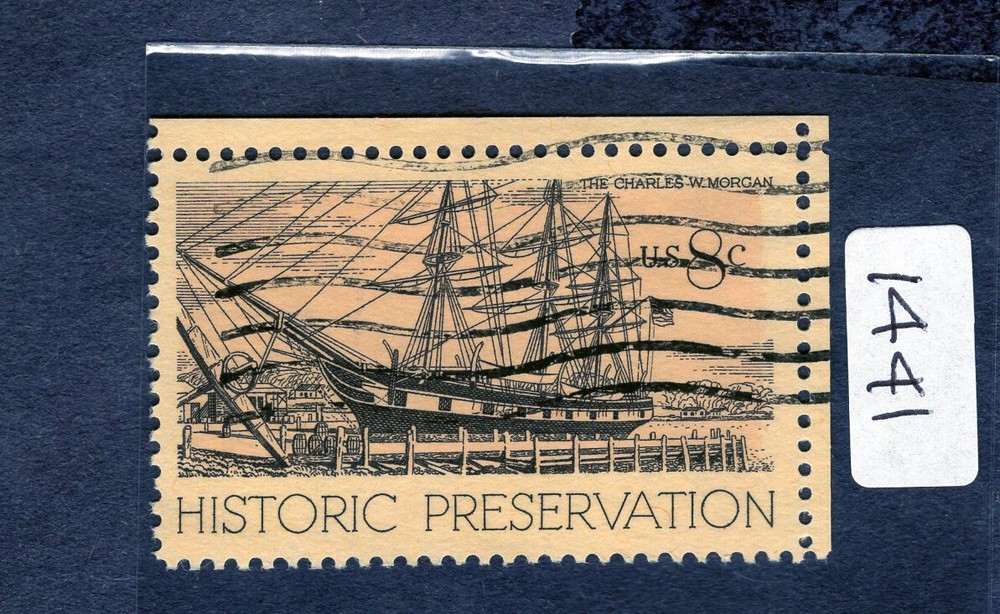 1971 Stamp #1441 Whaling Ship Used
