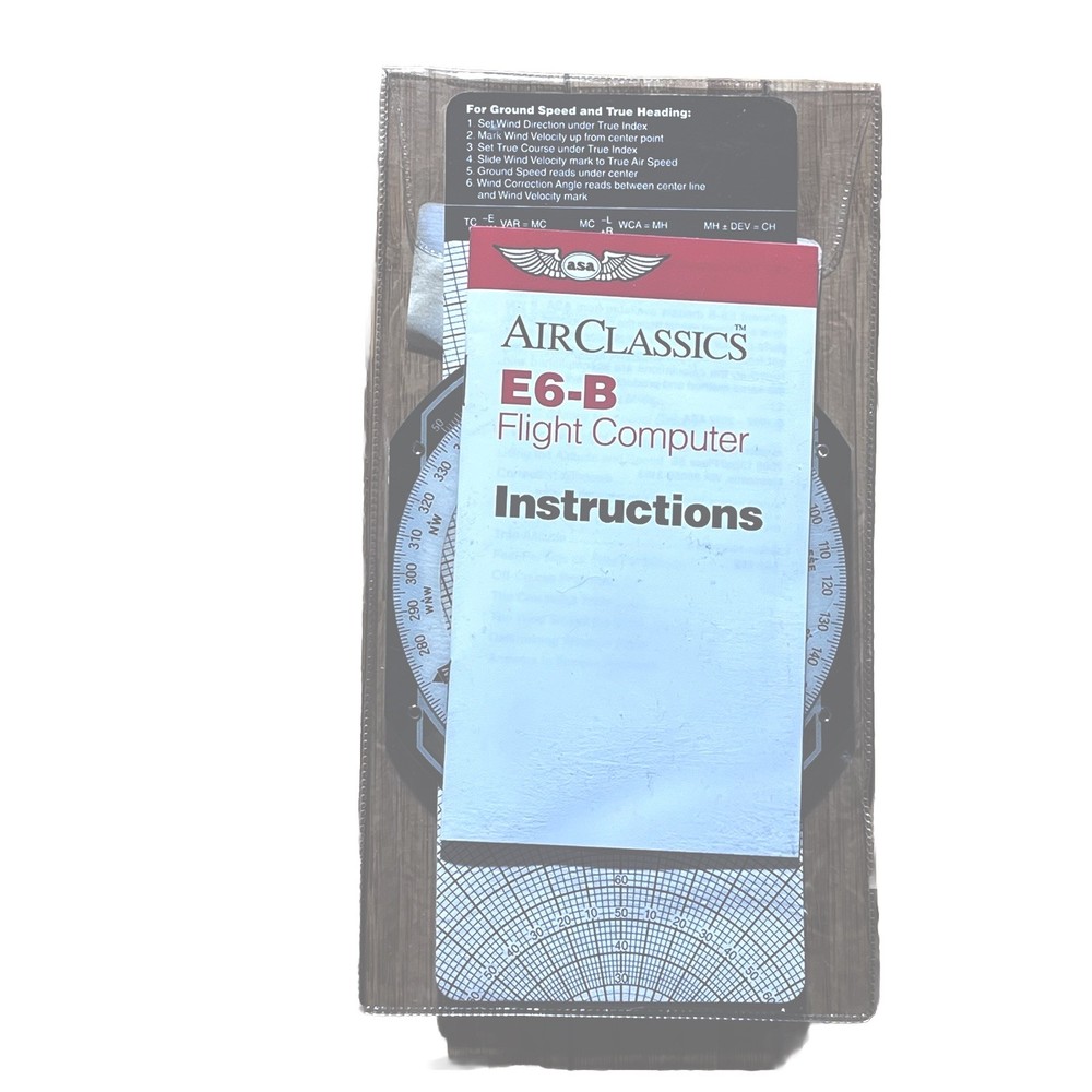 New In Package ASA E6-B Lightweight Flight Computer - ASA-E6B