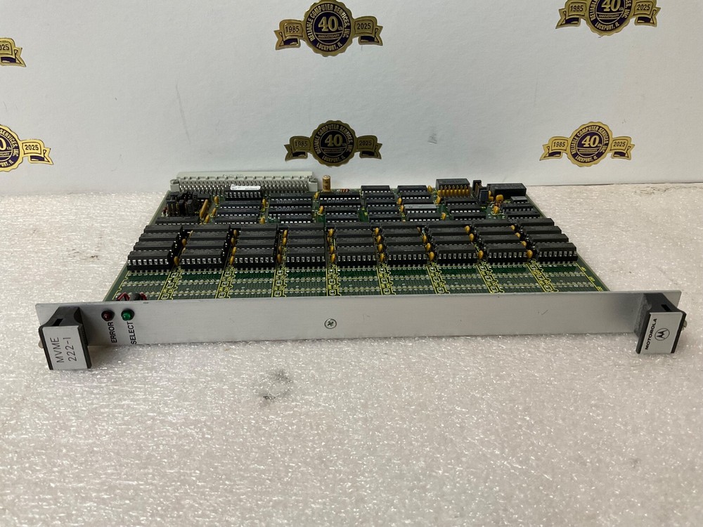 Motorola Microsystems VME Computer Module # MVME 222-1 Board 01-G3025MO1 Memory