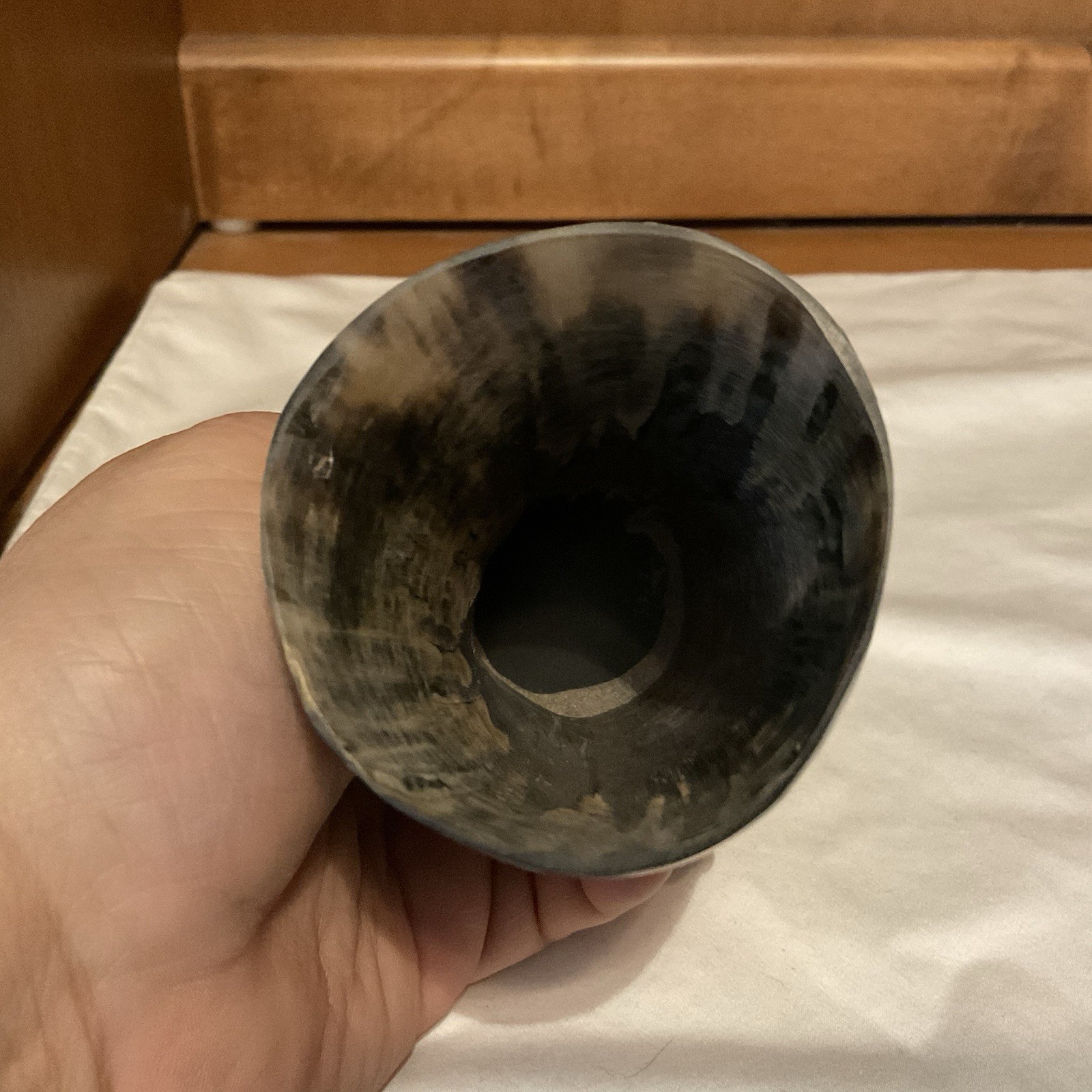 Horn Drinking Cup- 3-3/4" Tall